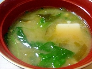 インスタント味噌汁